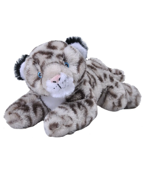 Mini Snow Leopard Stuffed Animal 8" plush