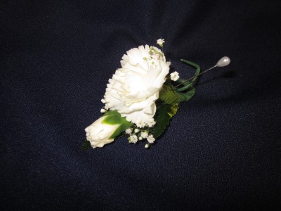 Miniature Carnation Boutonniere,  $4.50 