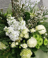  Holiday White & Green Bouquet Bouquet