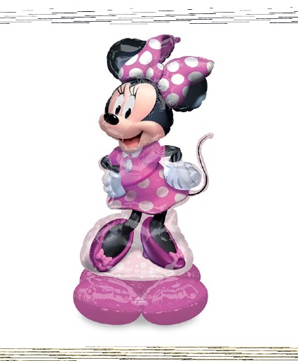 Minnie Mouse Balloon, Inflated 4 feet high Giant Balloon