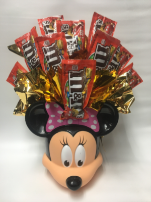 Minnie Mouse candy bouquet 