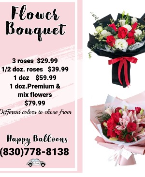 Miss Val Verde Texas Pageant Wrapping bouquet  of flowers