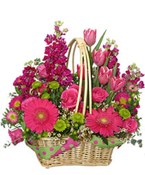 MISSING YOU BUNCHES! Flower Basket