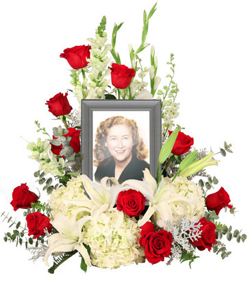 Missing You Memorial Flowers   (frame not included)  in Yankton, SD | Pied Piper Flowers & Gifts