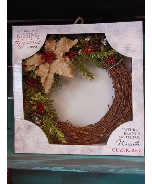 Mistletoe  Artificial Wreath