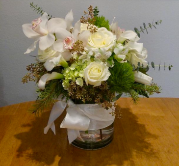 Misty Morning Flower Arrangement