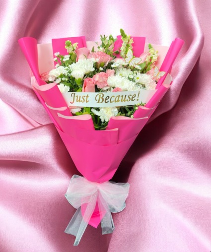 Mix Bouquet Pink and White 