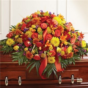 Mix Color Half Casket Cover