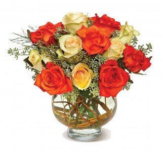 Mix color roses roses - medium size