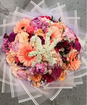 MIX FLORAL INICITIAL LETTER JUST BECAUSE