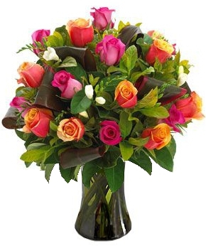 MIX LUXURY ROSES ARRANGEMENT
