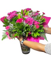 Mix  Bouquet with Vase  Flower Bouquet