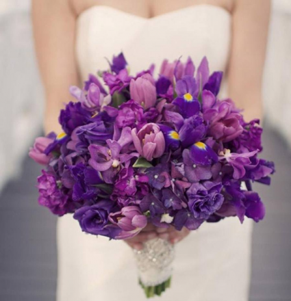 mix of purple Bouquet