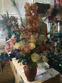 MIX ORCHIDS & FLOWERS  