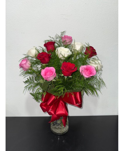 Mix Roses 1 Dozen 