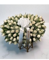 White Roses Casket 