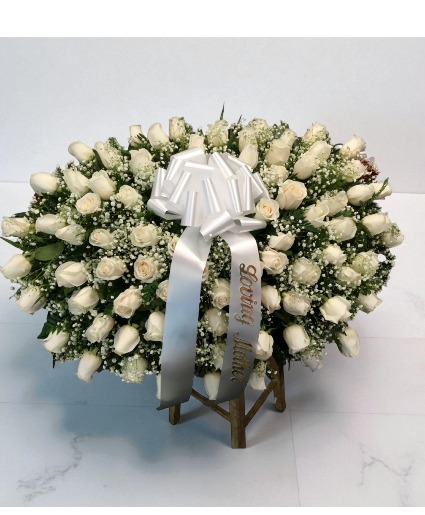 White Roses Casket 