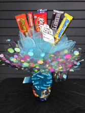 Mixed Chocolate Candy Bouquet 