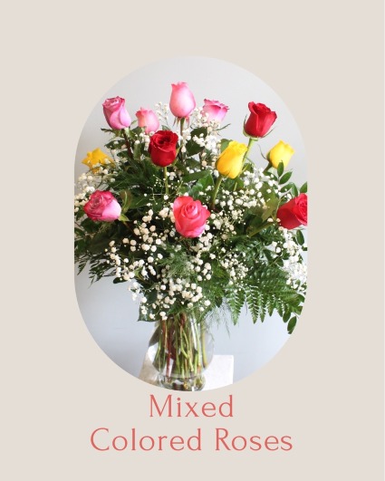 Mixed Colored Roses *READ DESCRIPTION*