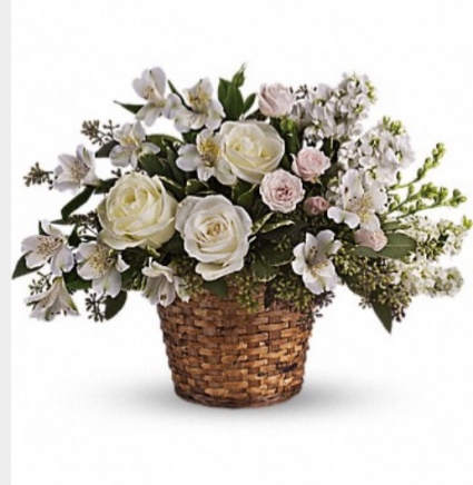 Mixed creams & whites basket Basket