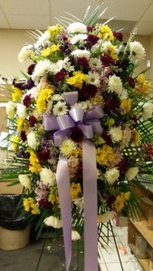  STANDING SPRAY  Funeral Flowers