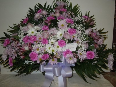 Mixed Flower (TB35) Funeral Basket