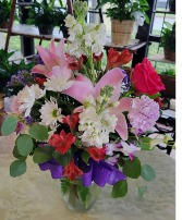 Mixed Flower Vase
