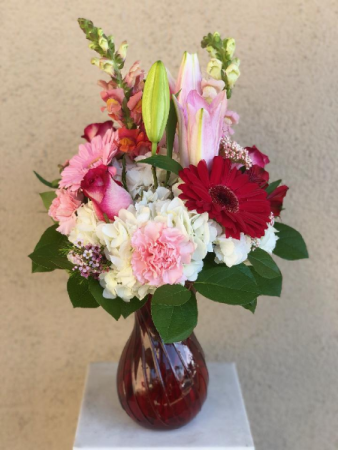 Mixed Flower Vase 