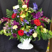 Mixed Funeral Basket Traditional Funeral Basket in Union, MO | Sisterchicks Flowers and More LLC 