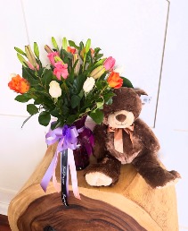 Mixed Purple Bouquet  Floral Arrangement