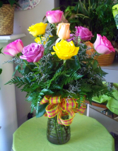 Mixed Rose Arrangement 