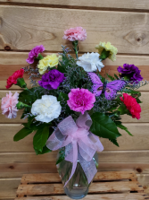 Mixed Seasonal Carnation arrangement  