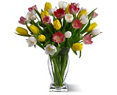 Mixed Tulip Vase