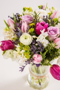 Mixed Valentine's Day Arrangment with Roses