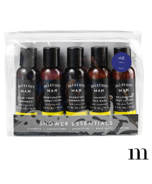 Mixture Man Shower Essentials Gift Set - Cobalt 