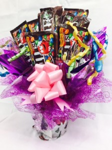 M&M Candy Bouquet