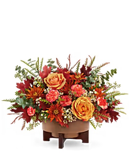 Modern Copper Centerpiece
