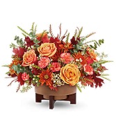 Modern Copper Centerpiece 