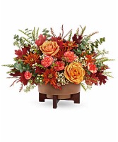 Modern Copper Centerpiece