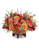 Modern Copper Centerpiece 