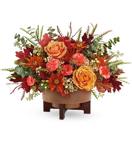 Modern Copper Centerpiece All-Around Centerpiece