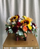 MODERN COPPER FLOWER ARRANGEMENT