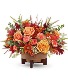 Modern Copper keepsake arrangement 