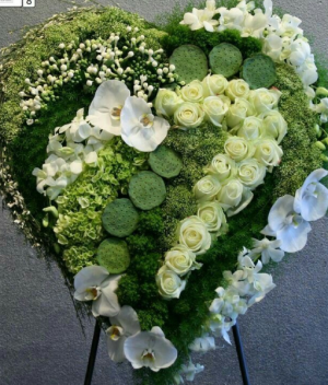 Modern Heart For the artsy loved one. in Ozone Park, NY | Heavenly Florist Modern Heart For the artsy loved one. in Ozone Park, NY | Heavenly Florist