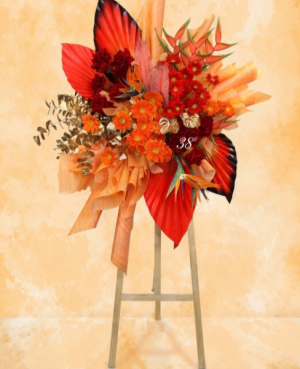 Modern High End Standing Spray in Ozone Park, NY | Heavenly Florist Modern High End Standing Spray in Ozone Park, NY | Heavenly Florist