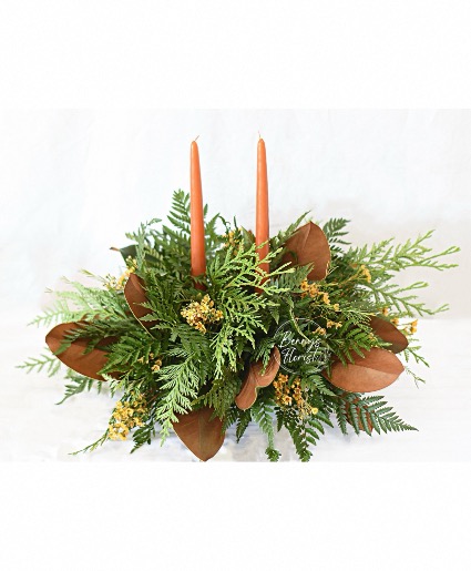 Modern Minimalistic Centerpiece W/Candles