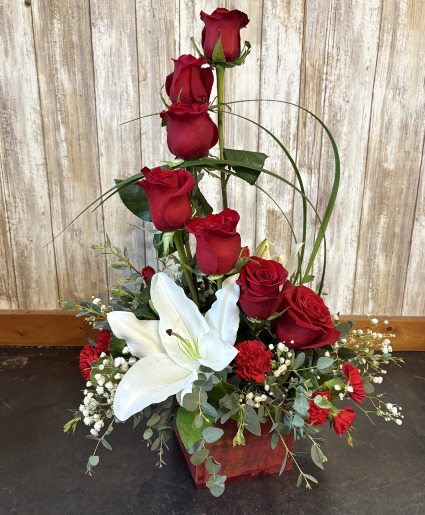 Modern Romance Flower Arrangement