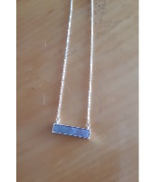 Modern Style bar necklace  One size fits all