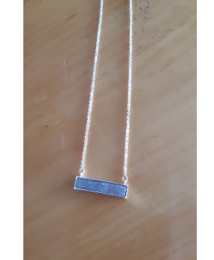 Modern Style bar necklace  One size fits all