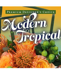 Modern Tropical Flowers Premium Designer's Choice